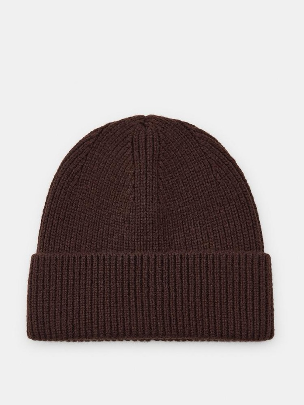 Zara Brown Ribbed Beanie